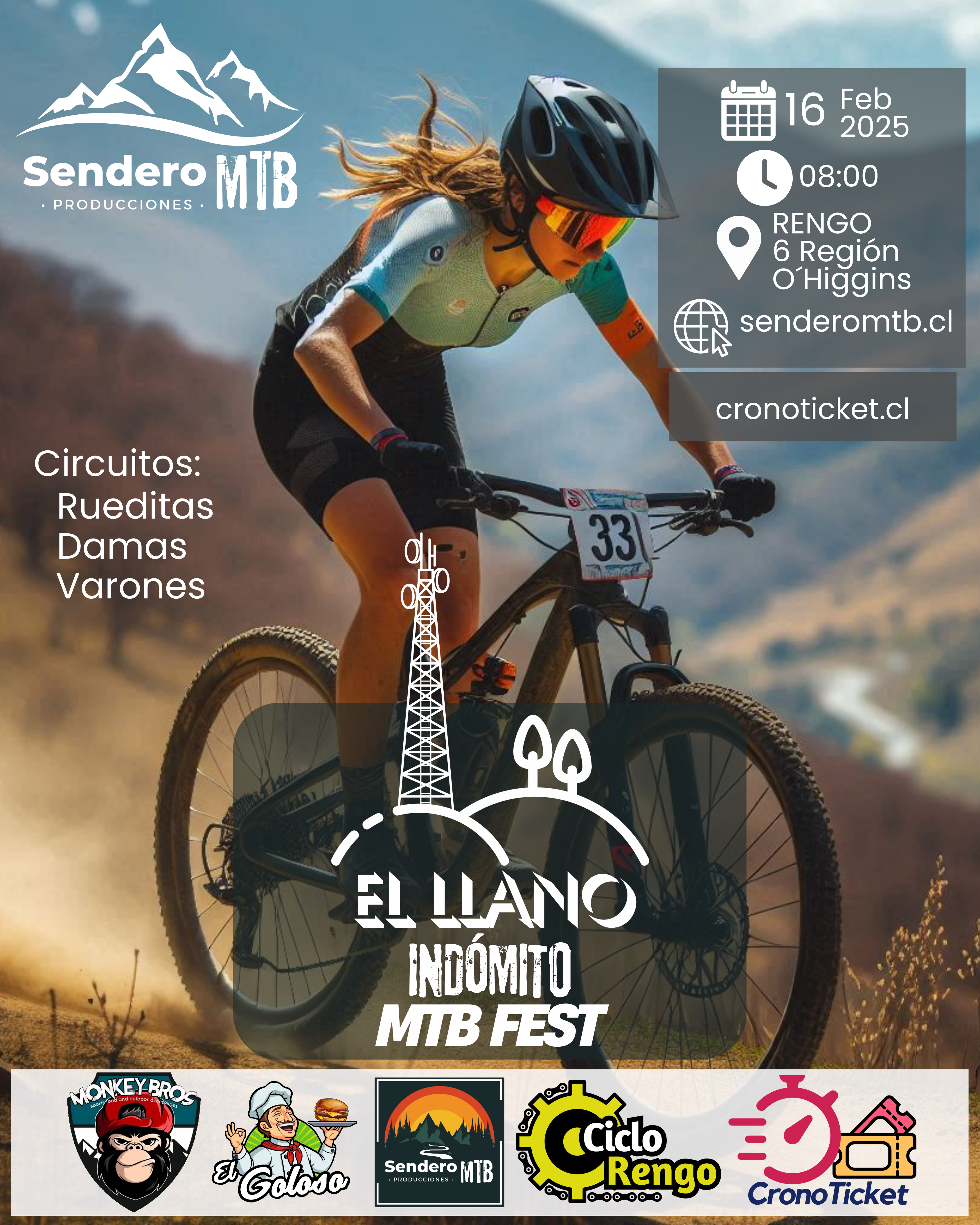 Afiche “EL LLANO Indómito” MTB FEST