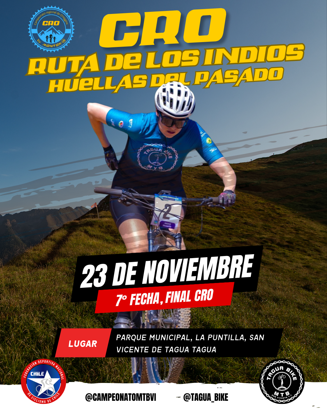 Afiche "RUTA DE LOS INDIOS" Fecha 7 Campeonato CRO 2025 - FINAL