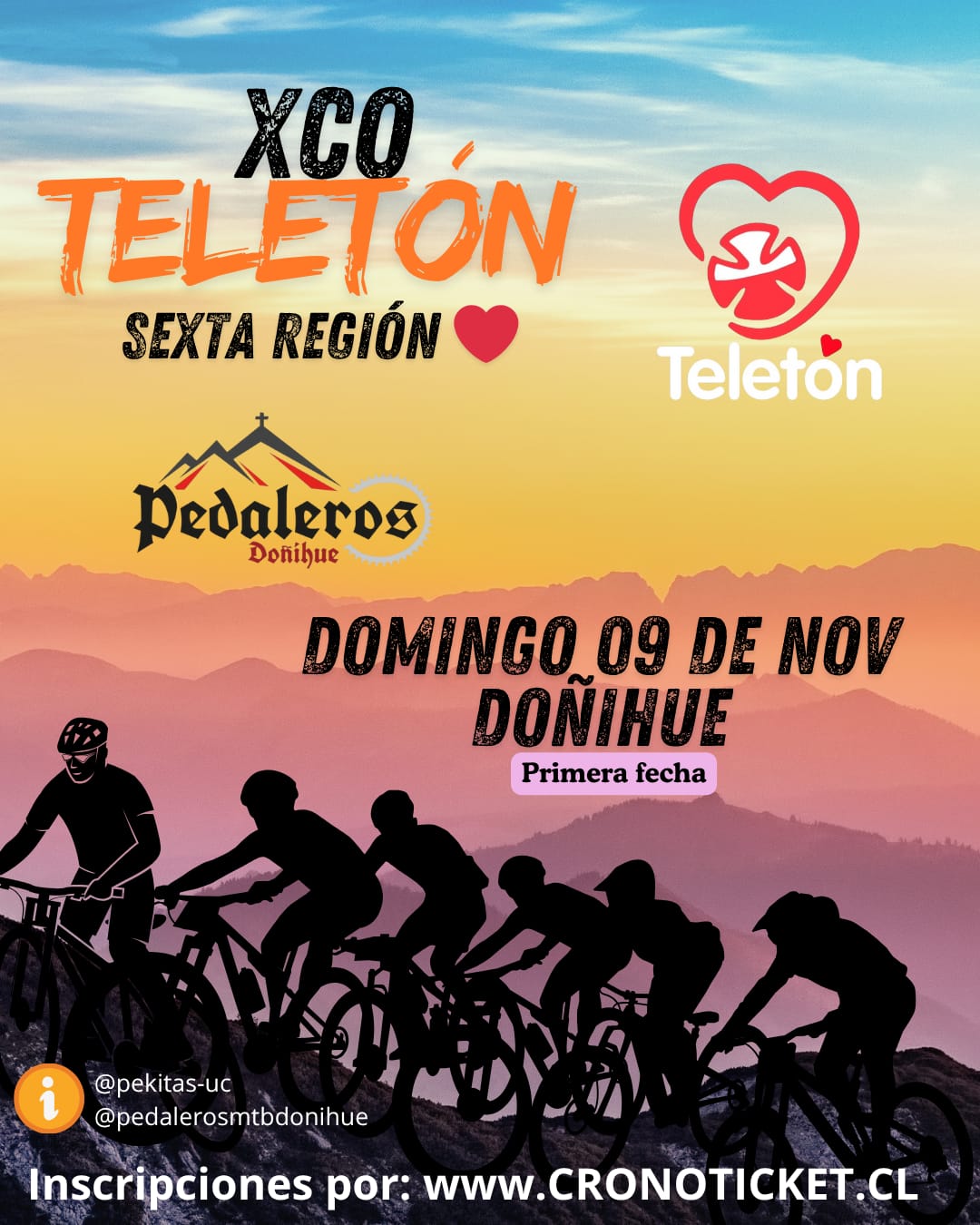 Afiche XCO TELETON 2025 - FECHA 1